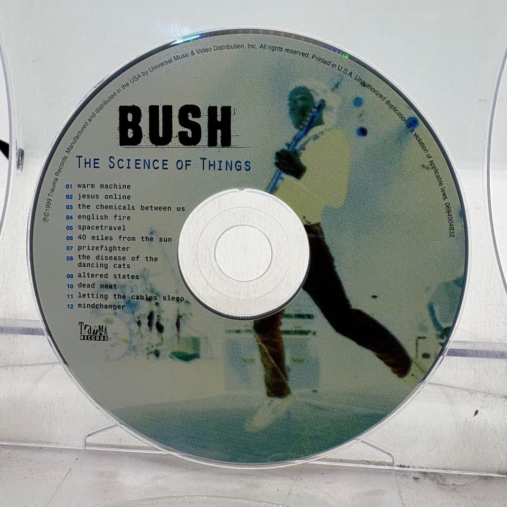 Bush The Science of Things CD 1999 Trauma Alternative Rock Gavin Rossdale